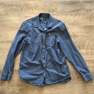 Men’s Vans Chambray long sleeved button down XL